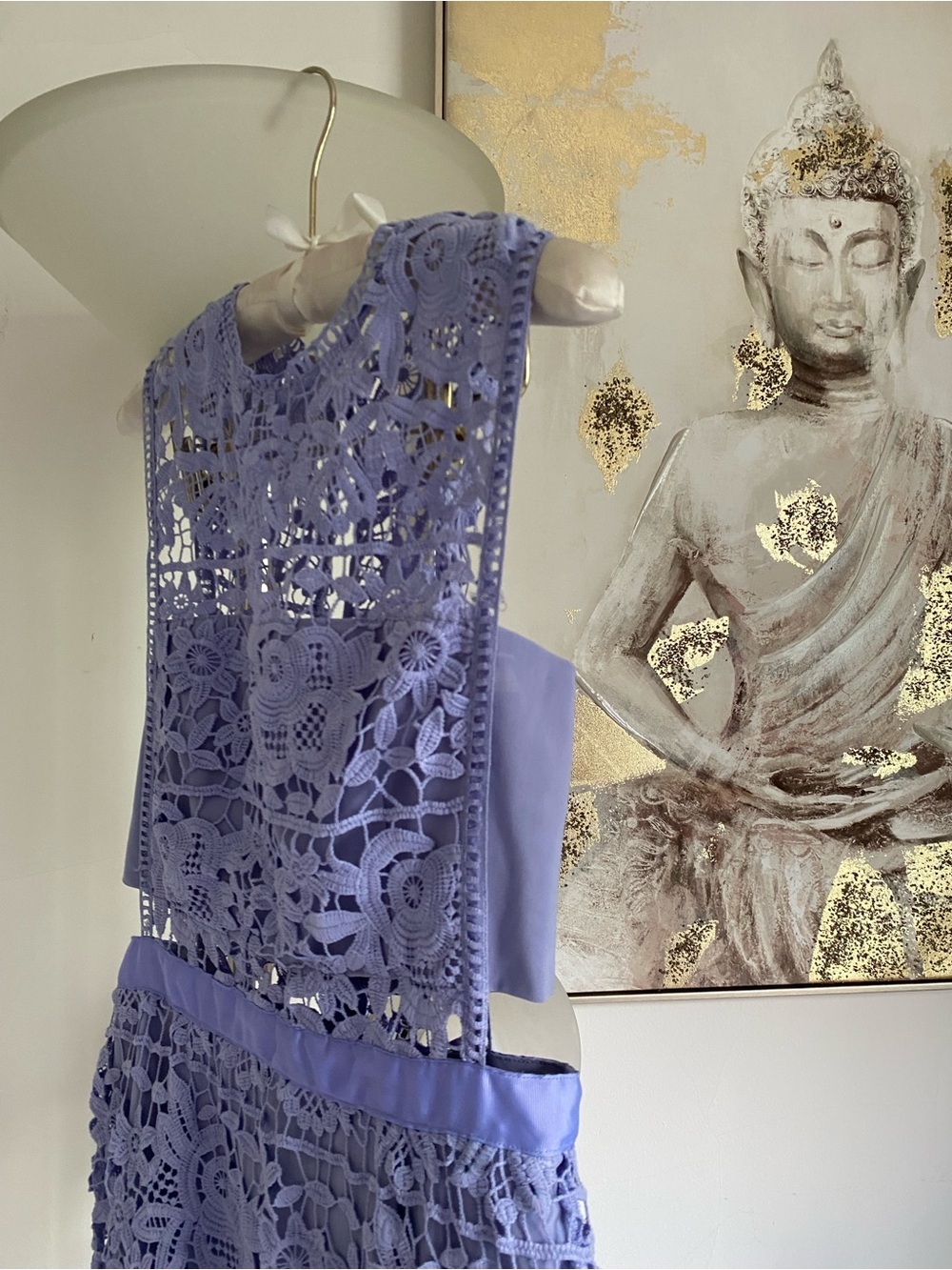 ROMEO & JULIET COUTURE LILAC LACE DRESS - Picture 7 of 13